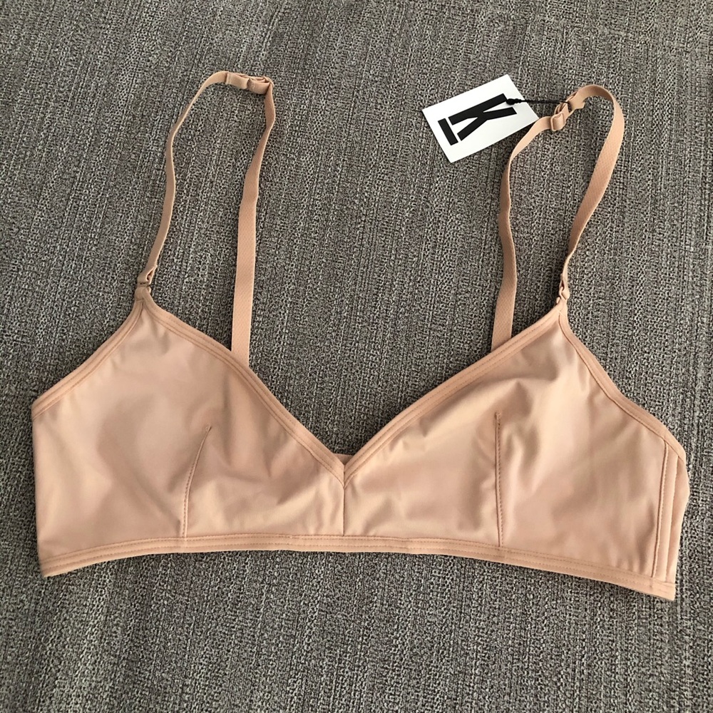 NWT kit undergarments bamboo triangle bra